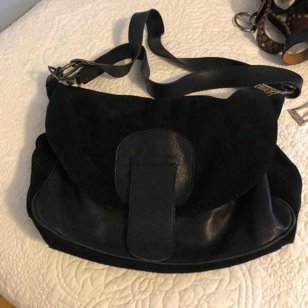 Suede bag